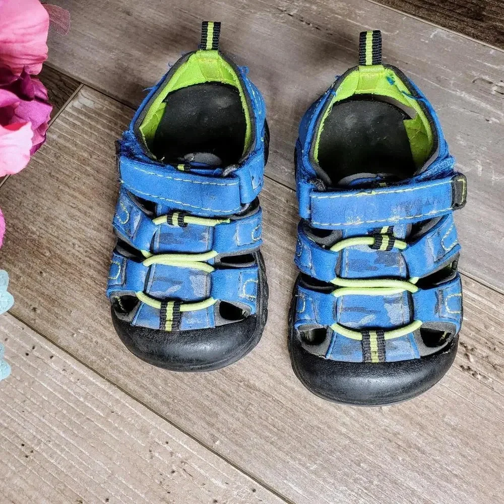 Garanimals Baby Boy Activewear Sports Sandals Blue Camo Size 5 Baby Toddler